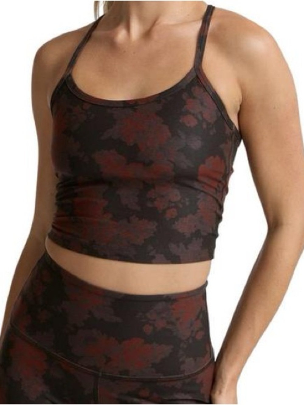 NWOT Beyond Yoga Softmark Slim Racerback Crop Tank Sz M
